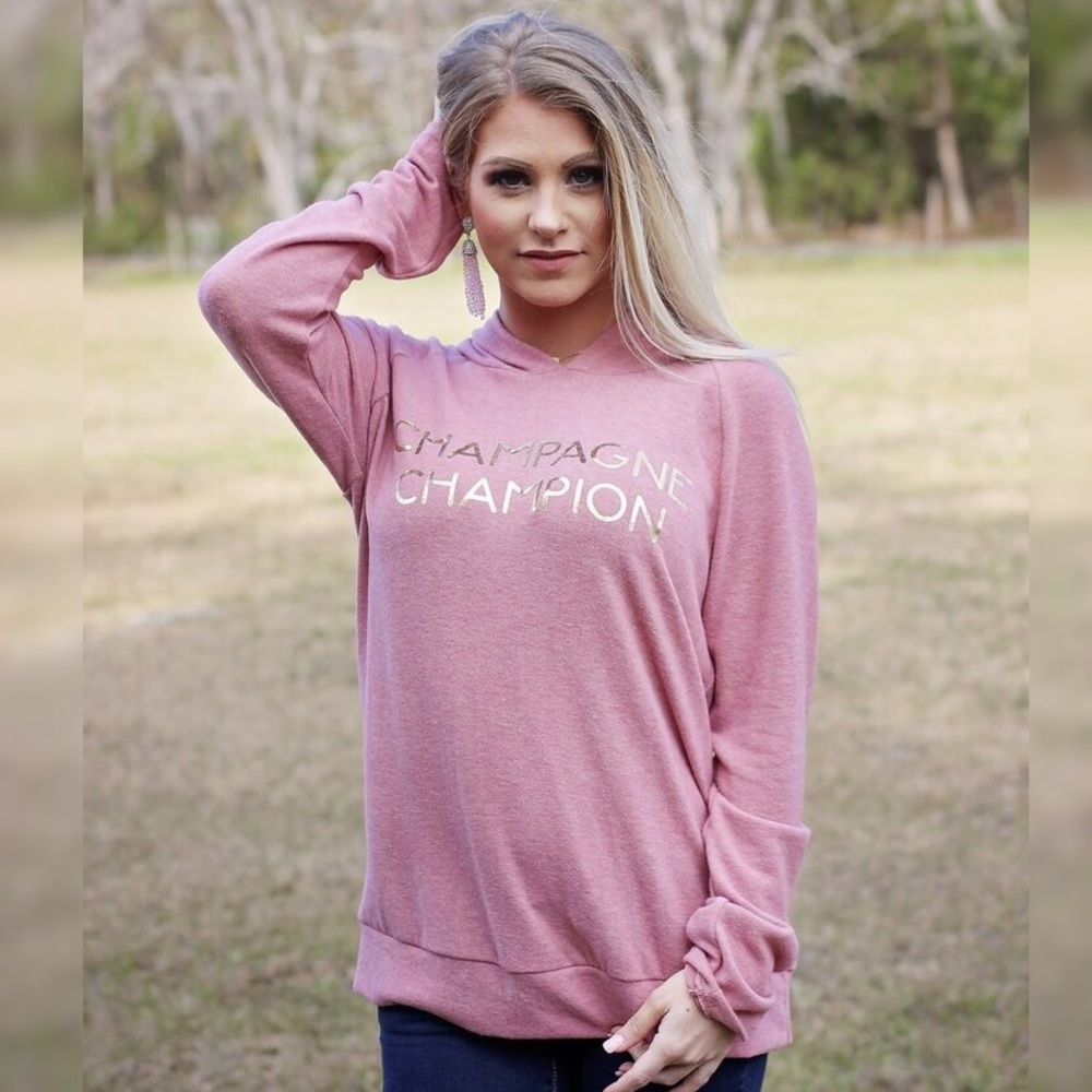 Super soft hooded sweat shirt